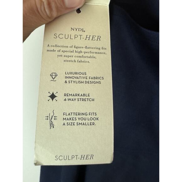 NYDJ Sculpt Her Marilyn Straight Leg Ponte 5 Pocket Pants Women's Plus 22W NWT - Picture 6 of 16